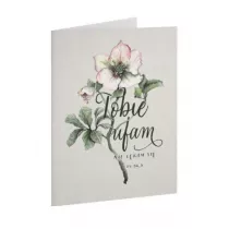 Kartka sk�adana - Tobie ufam - Kwiat