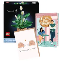 Pakiet Walentynkowy: Love in Every Crumble (barwione brzegi), Skrzyd�okwiat 11504, Walentynka Dobrze �e je�te� + eko koperta