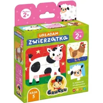 Puzzle CzuCzu Uk�adam Zwierz�tka dla dzieci 2 Bright Junior Media