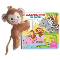 Ma�pka Kiki na safari ksi��ka z maskotk�