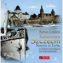 Kolorowy Szczecin na starych poczt�wkach