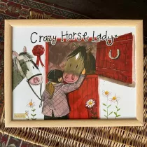 Alex Clark Podstawka pod laptopa LP20 Koniara Crazy Horse Lad