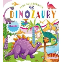 Dinozaury. Blok kolorowanek