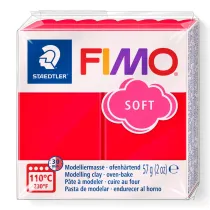 Staedtler Masa plastyczna termoutwardzalna Soft, czerwona, 57g, kostka