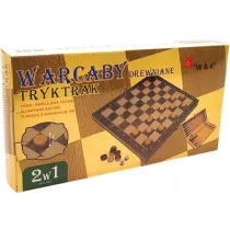 Warcaby drewniane 29x29 JYWK 388 14379 W&k