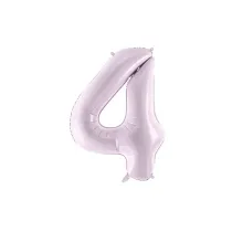 PartyDeco Balon foliowy 4 fioletowy 72cm