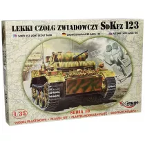 Model do sklejania Lekki czog zwiadowczy SDKFZ 123 Mirage