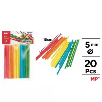 Mp Main Paper Patyczki drewniane kolorowe 5mm 20szt