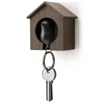 Qualy Wieszak na klucze Budka brz/czarny 10091BN
