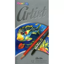 Patio Kredki akwarelowe okrge Artist 12 szt.