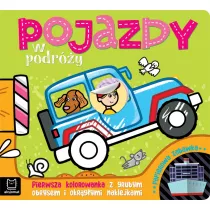 Pojazdy w podry.. kolorowanka z grubym obrysem