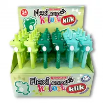Penmate D�ugopis �cieralny Flexi Abra Kolori Click Crocodil