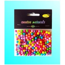 Galeria Hobby Koraliki okr�g�e kolorowe 6mm, 22g