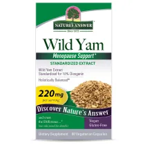 Natures Answer Wild Yam - Pochrzyn Chiski Suplement diety 60 kaps.