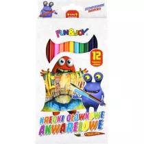 Hasta Kredki owkowe akwarelowe z pdzelkiem 12 szt.