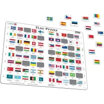 Puzzle 80 el. Flagi Larsen