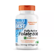 Doctors Best Folian Quatrefolic 800 mcg Suplement diety 60 kaps.