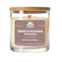 Big Nature �wieca sojowa o zapachu Piernik i Jab�ko 225 g