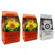 Mate Green Yerba Mate: Mas Energia Guarana + Despalada + Mas Energia Guarana Zestaw 1 kg + 2 x 200 g