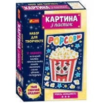 Ranok-Creative Cekinowy obrazek. Popcorn. Wersja ukraiska