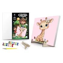 Malowanie po numerach - �yrafa 25x25cm Qbee