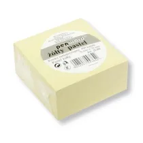Penword Kostka samoprzylepna pastel ��ty 76x76mm 400 kartek