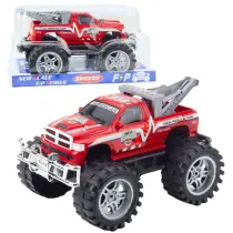 Teren�wka ratunkowa z nap�dem na ty� czerwona 27cm LeanToys