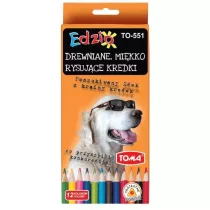 Toma Kredki trjktne Edzio 12 szt.