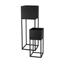ProGarden Komplet metalowych kwietnikw 2 szt.