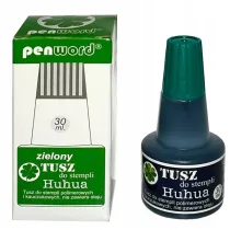 Tusz do stempli zielony 30 ml Polsirhurt
