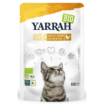 Yarrah Karma dla kota dorosłego fileciki z kurczaka w sosie 85 g Bio