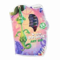Zestaw artystyczny 28 element�w Diplodok STARPAK 547397