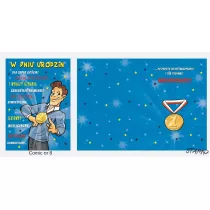 Stamp Karnet Comic B6 + koperta wz�r nr 08 Urodziny