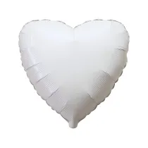 Balon foliowy Serce bia�e 45cm