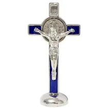 Krzy� stoj�cy niebieski 8cm