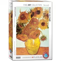Puzzle 1000 el. Twelve Sunflowers by Vincent van Gogh Eurographics