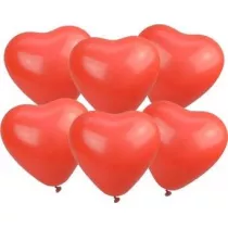 Balony serca czerwone 28cm