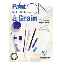 Clairefontaine Szkicownik Paint On a Grain A3 250 gsm 20 kartek