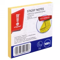 MemoBe Bloczek samoprzylepny ��ty 75x75mm 100 kartek