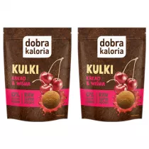 Dobra Kaloria Kulki mocy kakao i winia Zestaw 2 x 58 g