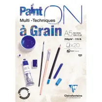 Clairefontaine Szkicownik Paint On a Grain A5 250 gsm 20 kartek