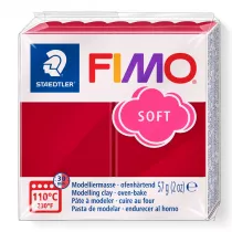 Staedtler Masa plastyczna termoutwardzalna Soft, karminowa, 57g, kostka