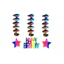 GoParty Dekoracja urodzinowa �widerki Happy Birthday