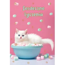Trend Kartka okoliczno�ciowa W dniu urodzin kot