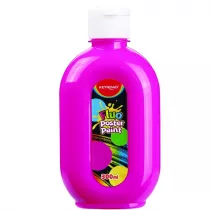 Farba plakatowa 300ml KEYROAD fluorescencyjna neonowy rowy 300 ml
