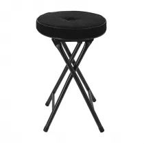 H&S Decoration Taboret skadany tapicerowany