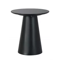 Okrgy stolik kawowy Milan 45cm czarny