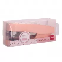 Deli Zszywacz do 25 kartek 24/6 & 26/6 Seria Macaron rowy