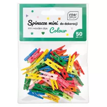 Interdruk Kolorowe spinacze do dekoracji mini