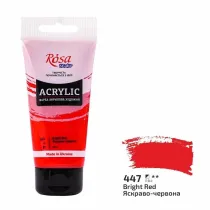 Rosa Farba akrylowa bright red 447 75ml
